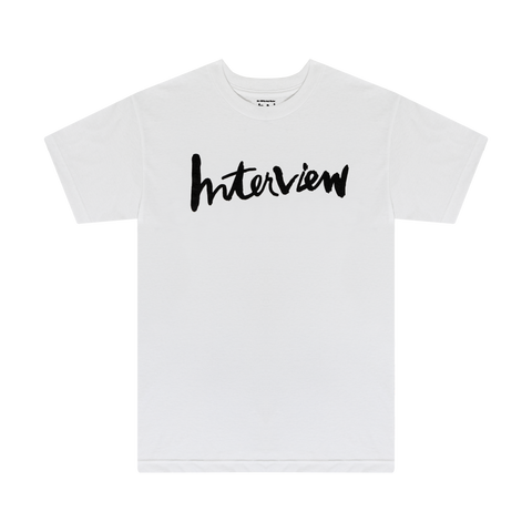 Interview Logo T-shirt - White
